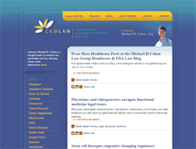 Tablet Screenshot of camlawblog.com